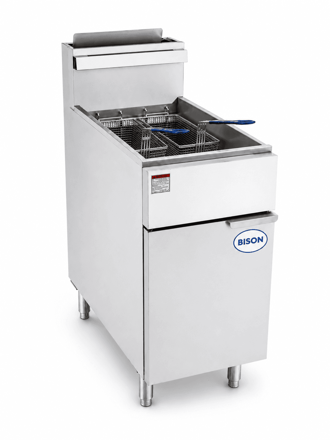 Vista 2 de Freidora a Gas de Pedestal ATFS-40 para Cocina Industrial