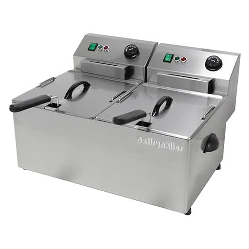 Freidora Eléctrica Sobremesa Doble OF8DS Ozti