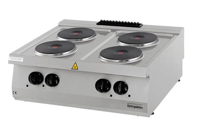 Anafe Eléctrico 4 Platos Alta Eficiencia OSOE 8070 Ozti