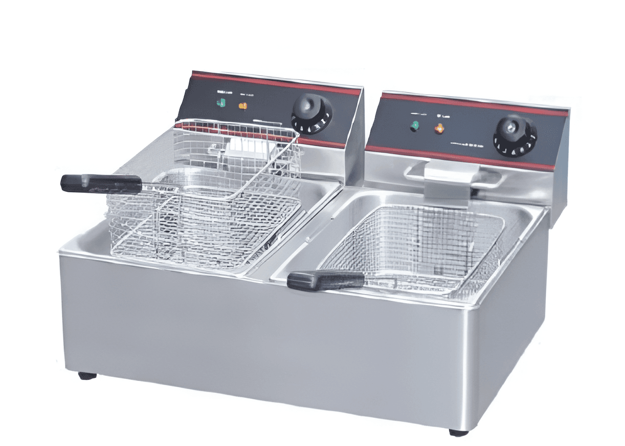 Freidora Eléctrica dos Canastillos EF-6L-2 Inoxsteel