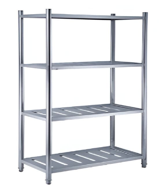 Estante Acanalado Inoxidable 1500x500x1550 Cazati